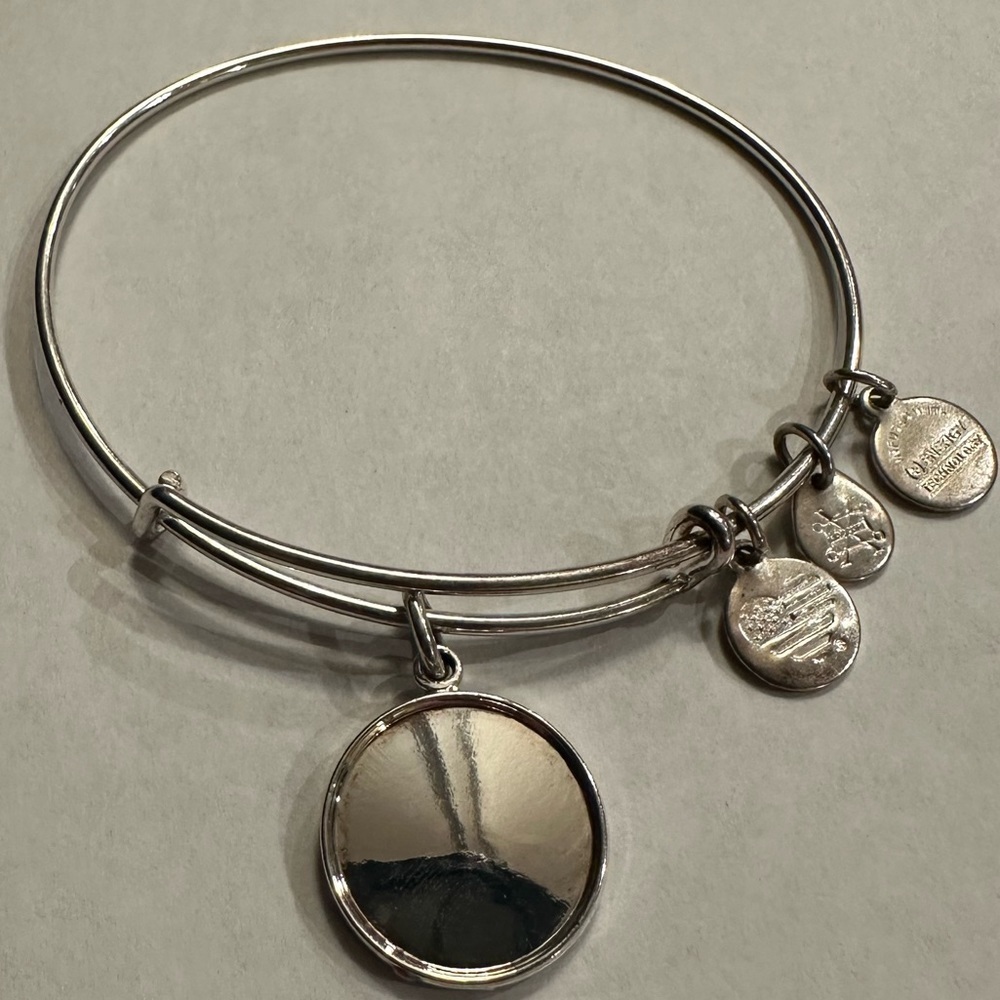 Alex and Ani Mirror Charm Expandable Bracelet
